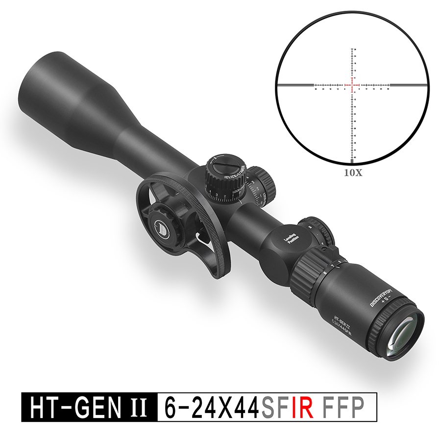 DISCOVERYOPT HT Gen2 6-24x44 SF IR FFP Side Parallax Riflescope